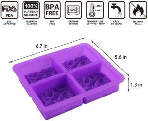 Cavity Ocean Wave Soap Mold Silicone