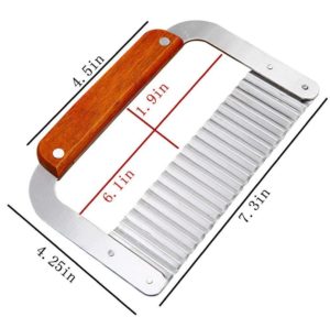 Stainless Steel Wavy Cutter - each
