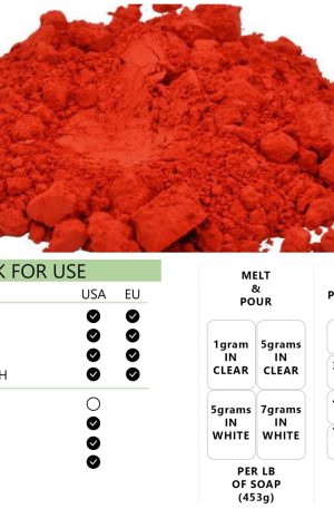 Red 40 Alum Lake - 1/2oz